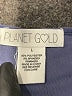 Planet Gold Solid Blue Casual Dress Size L - photo 7