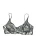 Unbranded Metallic Silver Swimsuit Top Size 0X - photo 1