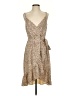 Sanctuary 100% Polyester Animal Print Tan Cocktail Dress Size 4 - photo 1