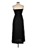 Central Park West Solid Black Casual Dress Size L - photo 2