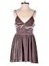 Silence and Noise Metallic Silver Purple Romper Size XS - photo 1