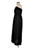 Central Park West Solid Black Casual Dress Size L - photo 5