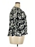 Fun2Fun 100% Rayon Black 3/4 Sleeve Blouse Size 2X - photo 4