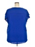 Taohuadao Blue Short Sleeve Top Size 3X - photo 2