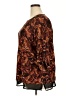 Kim Rogers 100% Polyester Brown 3/4 Sleeve Blouse Size 2X - photo 5