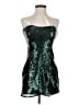 Lulus 100% Polyester Green Cocktail Dress Size S - photo 1
