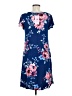 Assorted Brands Floral Blue Casual Dress Size M - photo 2