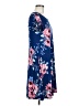 Assorted Brands Floral Blue Casual Dress Size M - photo 4