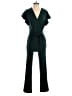 Spense Solid Green Jumpsuit Size 4 - photo 1