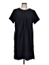 Lands' End 100% Polyester Solid Black Casual Dress Size 12 - photo 1