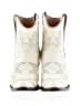 Circle G 100% Leather Ivory Ankle Boots Size 6 - photo 2