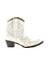 Circle G 100% Leather Ivory Ankle Boots Size 6 - photo 1