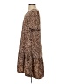 A New Day 100% Polyester Animal Print Brown Casual Dress Size S - photo 5