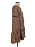 A New Day 100% Polyester Animal Print Brown Casual Dress Size S - photo 4