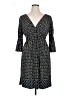 Max Studio Houndstooth Black Casual Dress Size XL - photo 1