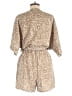 Prettygarden 100% Polyester Animal Print Tan Romper Size M - photo 2