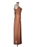BHLDN 100% Polyester Brown Tan Cocktail Dress Size 6 - photo 4