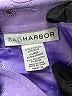 Sag Harbor 100% Polyester Stars Purple Long Sleeve Blouse Size XL - photo 7