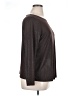 Colleen Lopez Metallic Gray Long Sleeve Top Size 1X - photo 4