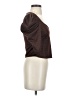 Haute Monde Brown Short Sleeve Top Size S - photo 4
