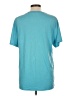 Assorted Brands Solid Teal Short Sleeve T-Shirt Size L - photo 2