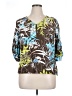 East5th 100% Rayon Brown 3/4 Sleeve Blouse Size XL (petite) - photo 1