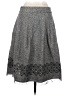 Ann Taylor LOFT Chevron-herringbone Gray Wool Skirt Size 4 - photo 2
