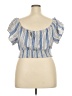 Torrid Blue Short Sleeve Top Size 3X Plus (3) - photo 2