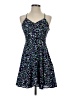Express Hearts Blue Cocktail Dress Size 0 - photo 1