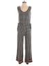 Max Studio Houndstooth Silver Jumpsuit Size XS - photo 1
