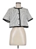 Shein Houndstooth Ivory Jacket Size 6 - photo 1