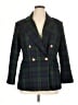 Alexia Admor 100% Polyester Plaid Green Blazer Size 14 - photo 1