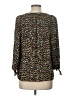 Westport 100% Polyester Animal Print Brown 3/4 Sleeve Blouse Size L - photo 2