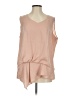 Unbranded 100% Polyester Pink Sleeveless Blouse Size 2 - photo 1