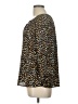 Westport 100% Polyester Animal Print Brown 3/4 Sleeve Blouse Size L - photo 5