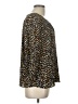 Westport 100% Polyester Animal Print Brown 3/4 Sleeve Blouse Size L - photo 4
