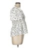 Papillon 100% Polyester White Short Sleeve Blouse Size L - photo 4