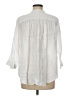 Unbranded White 3/4 Sleeve Button-Down Shirt Size M - photo 2