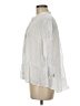 Unbranded White 3/4 Sleeve Button-Down Shirt Size M - photo 5
