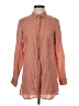Garnet Hill Orange Long Sleeve Blouse Size XS - photo 1