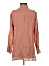 Garnet Hill Orange Long Sleeve Blouse Size XS - photo 2