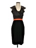Jay Godfrey Color Block Black Cocktail Dress Size 2 - photo 1