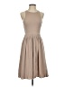 Tibi 100% Wool Solid Tan Casual Dress Size 4 - photo 1