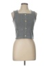 Abercrombie Gray Sleeveless Button-Down Shirt Size 13 - photo 1