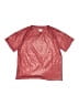 Nordstrom Metallic Red Short Sleeve T-Shirt Size 10 - 12 - photo 1