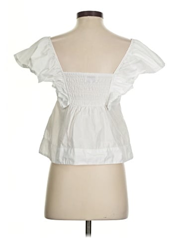 Ganni Short Sleeve Blouse (view 2)
