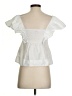 Ganni White Short Sleeve Blouse Size EU 34 / US 4 - photo 2