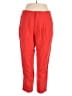 A New Day Color Block Red Linen Pants Size 14 - photo 1