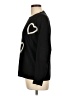 Aaeda Hearts Black Pullover Sweater Size L - photo 5