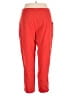 A New Day Color Block Red Linen Pants Size 14 - photo 2